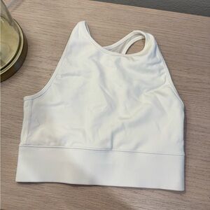 Women's White IVL Collective Sports Bra